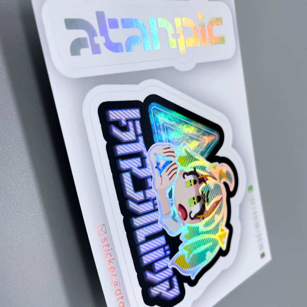 ステッカー:トライアングルバリア【ホロ】V2