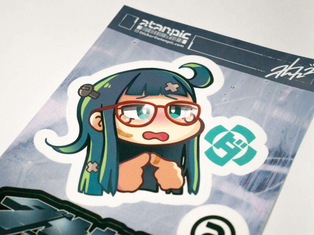 ステッカー:ダメガネ