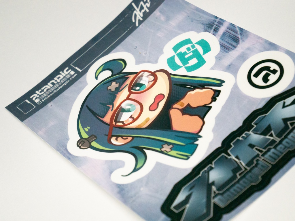 ステッカー:ダメガネ