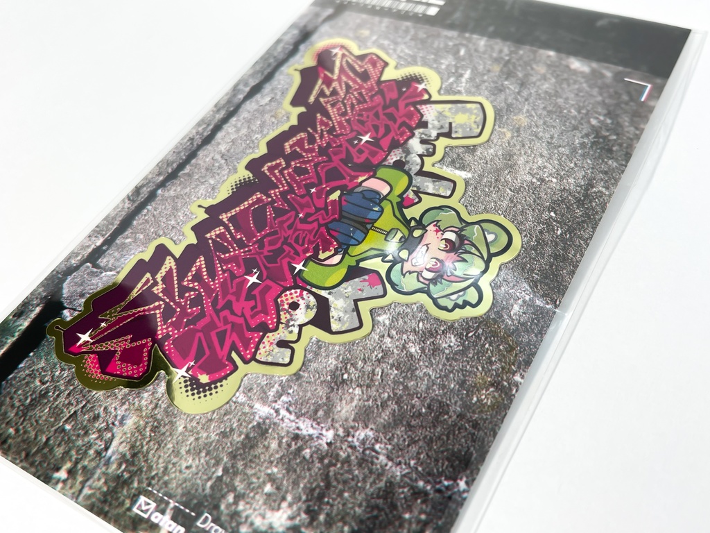 ステッカー:FuxxYou薄給激務【ゴールド】