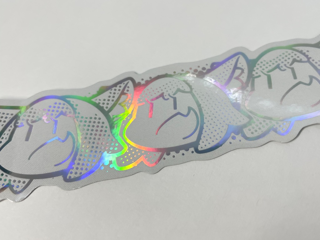 ステッカー:みみみ【ホロ】