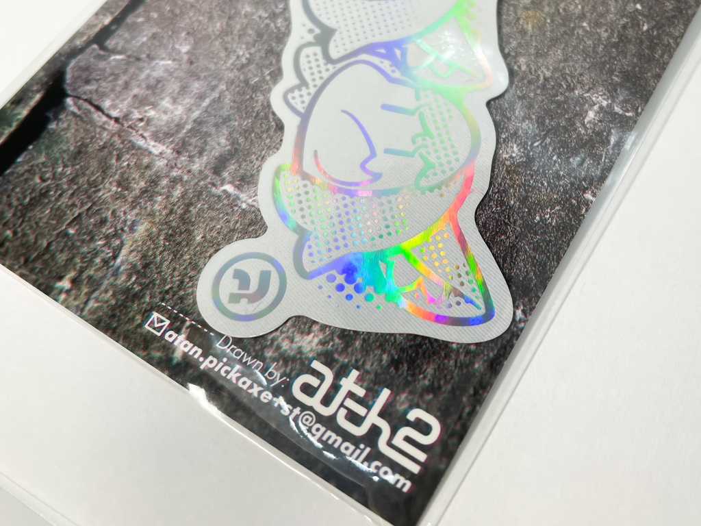 ステッカー:みみみ【ホロ】