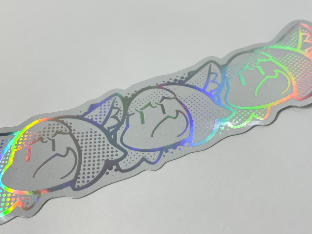 ステッカー:みみみ【ホロ】