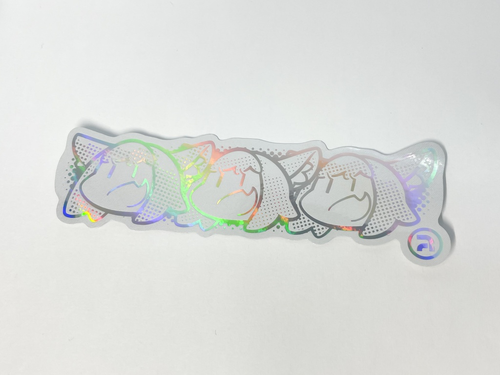 ステッカー:みみみ【ホロ】