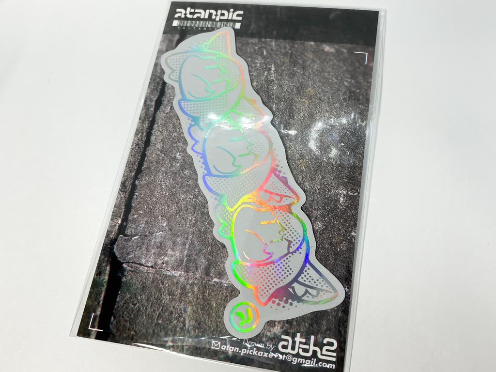 ステッカー:みみみ【ホロ】