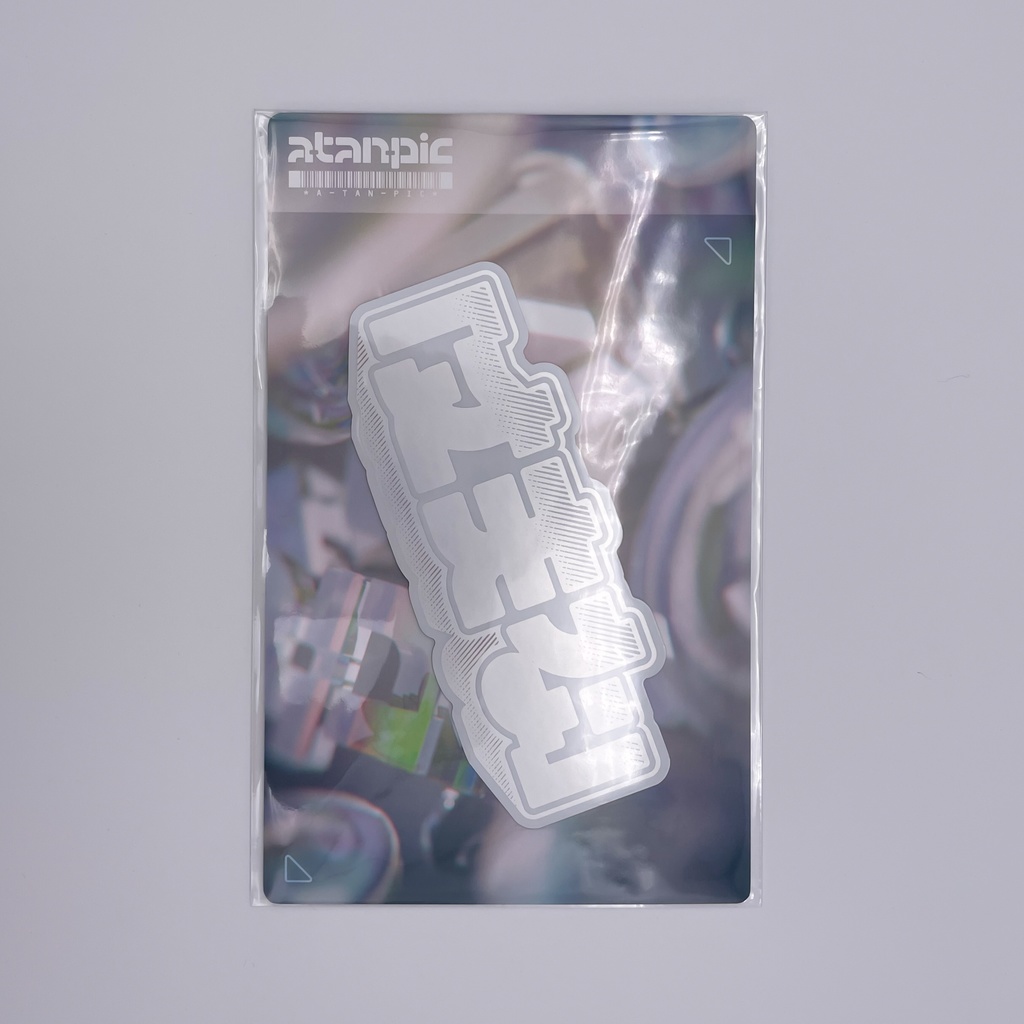 「丈夫な」ステッカー