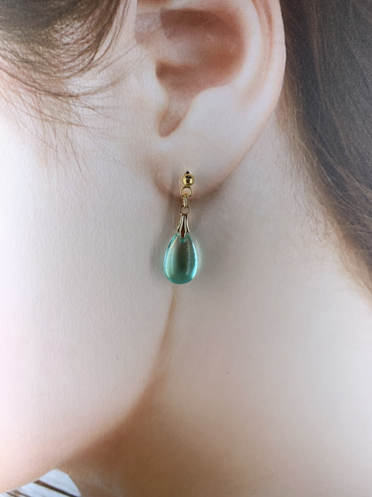 ジョーチェリカラーしずくピアス、イヤリング