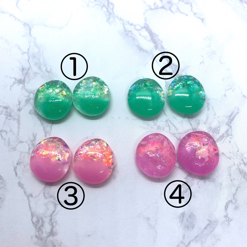 ひとつぶピアス、イヤリング