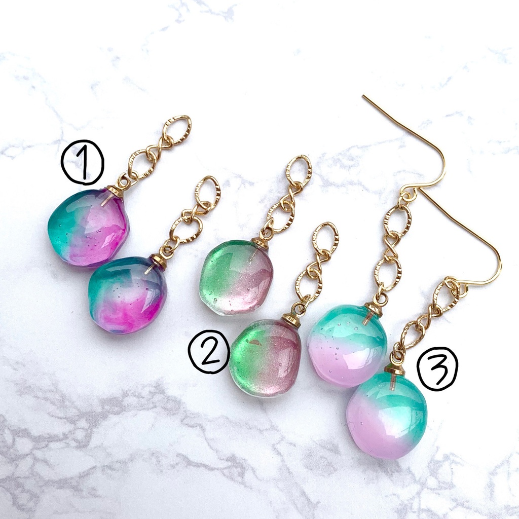 ジョーチェリカラー ピアス、イヤリング