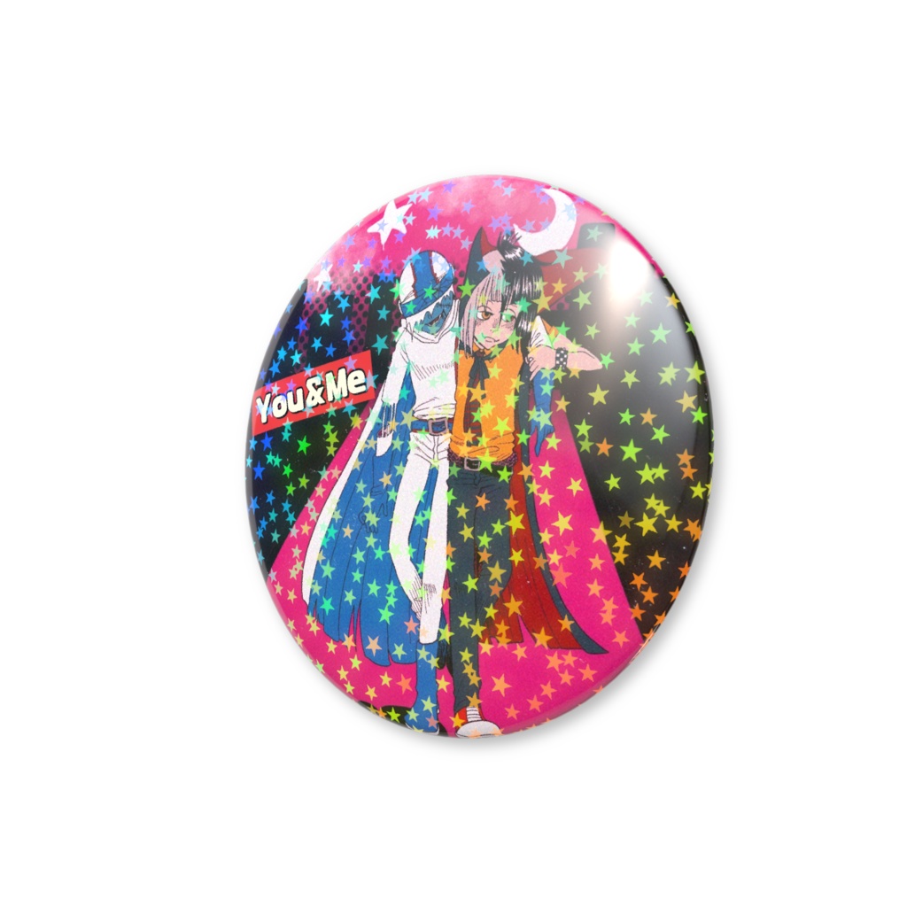 You and Me ホログラム缶バッジ