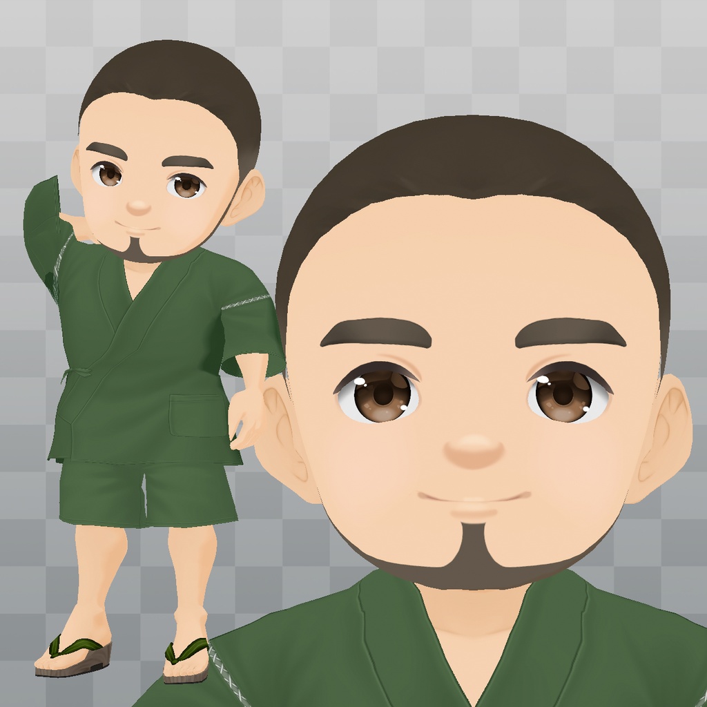 ちびっこ野郎_2号【VRMファイル】