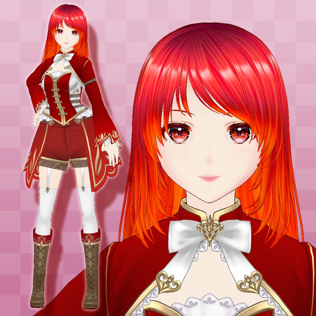 ガーネット【VRMファイル】