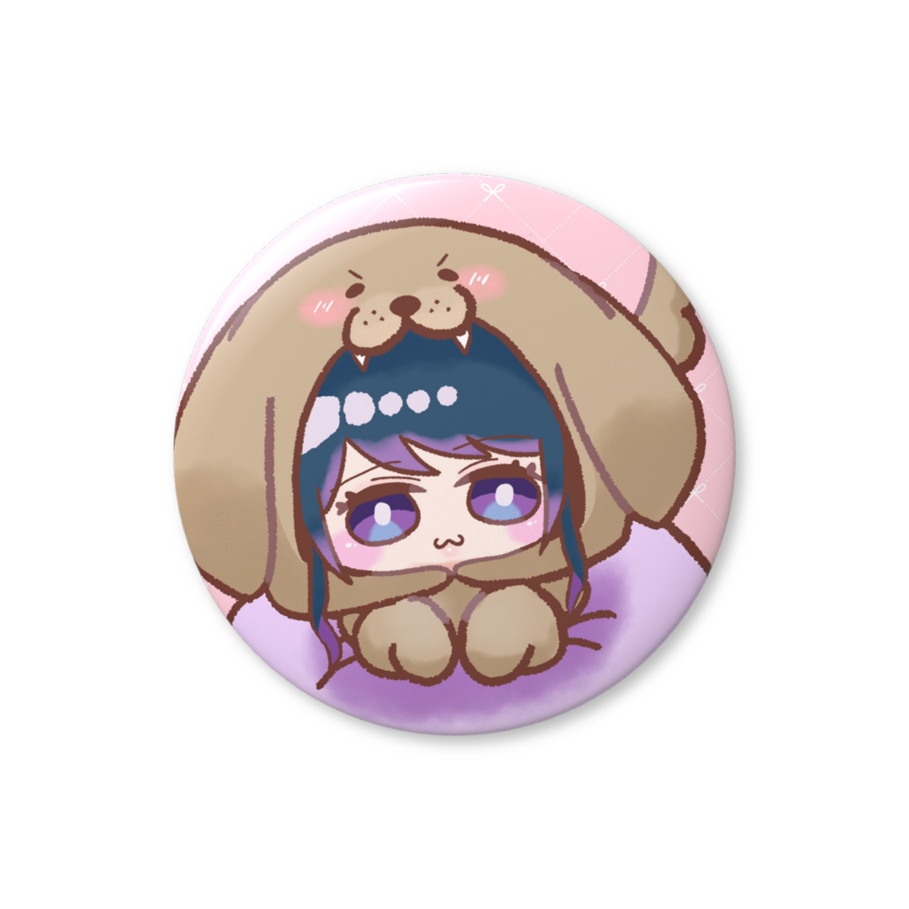 ねるわんこ缶バッジ