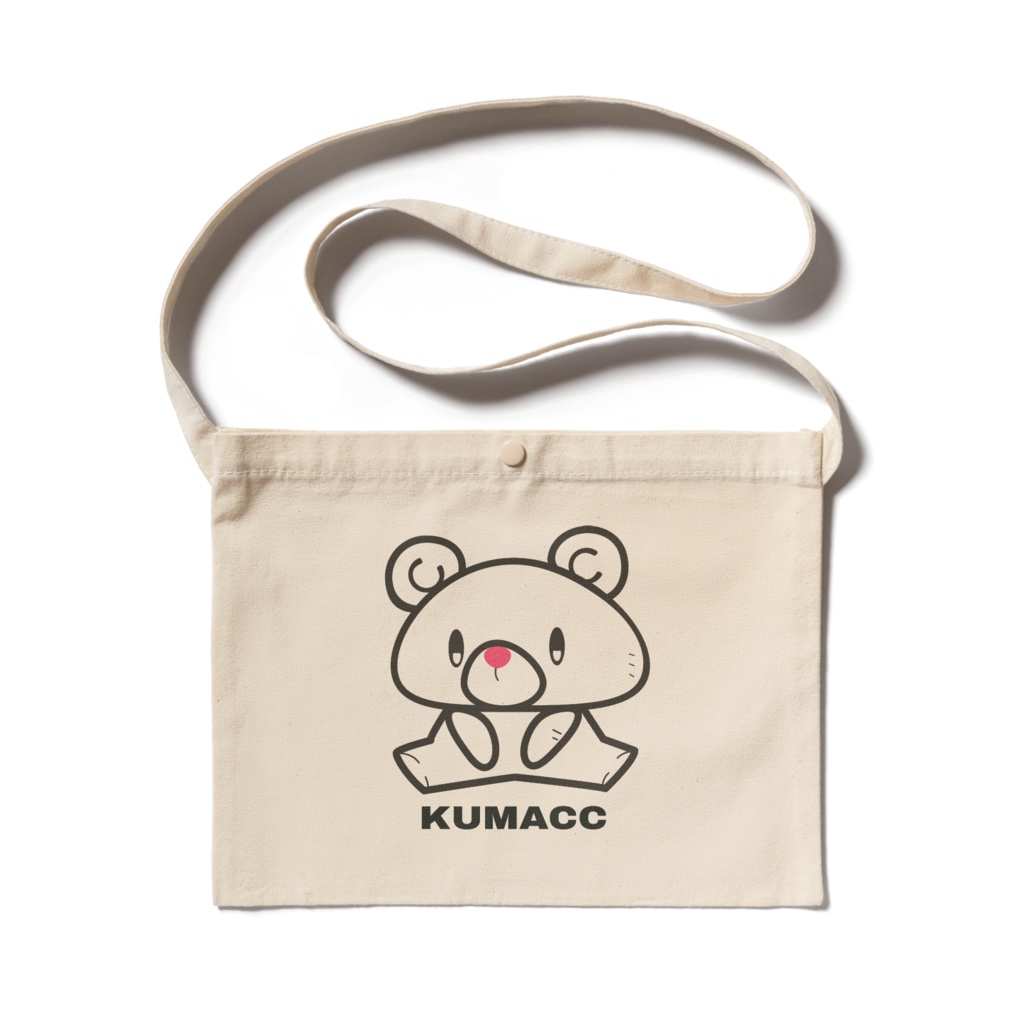 KUMACC くまサコッシュ|ワンポイントキャラバッグ