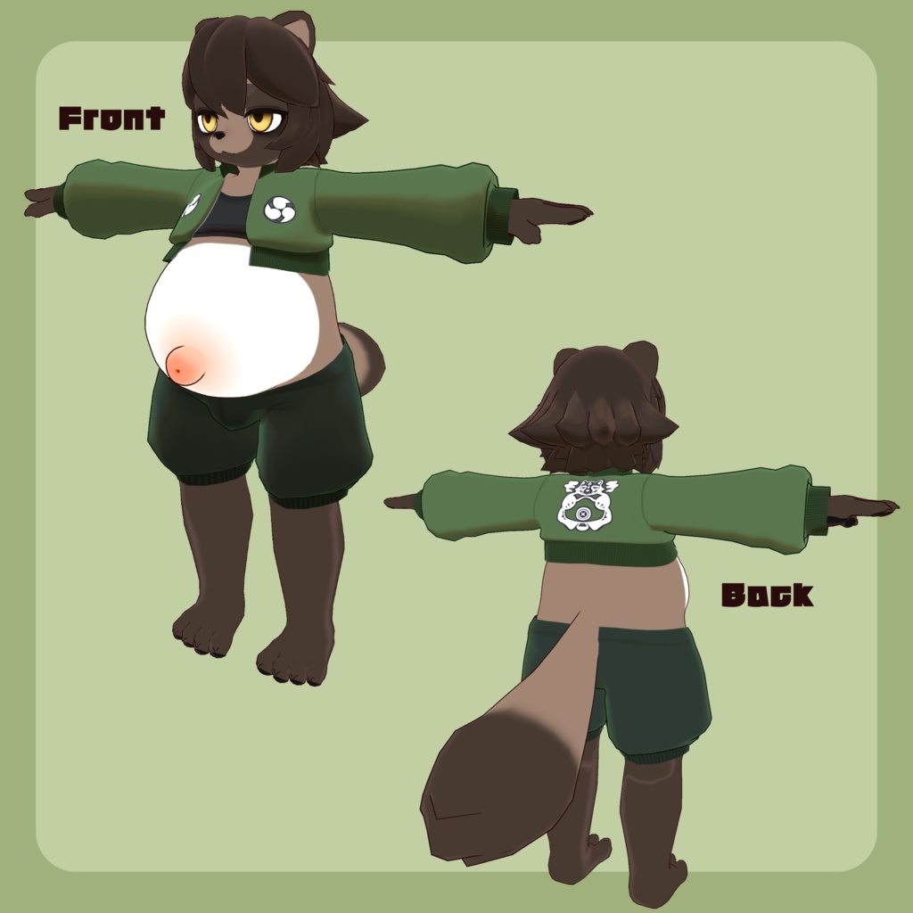 オリジナル3Dアバター「アゲダマ」