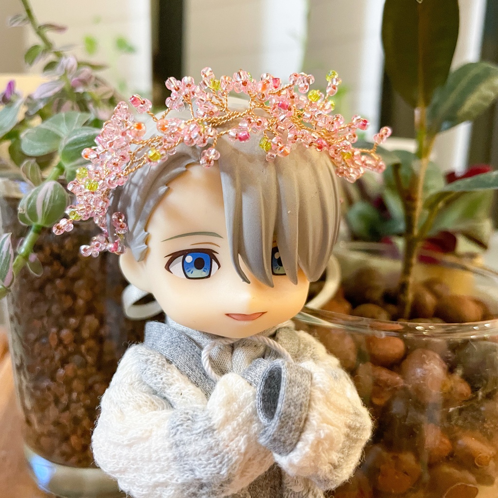 ★ドール用花かんむり