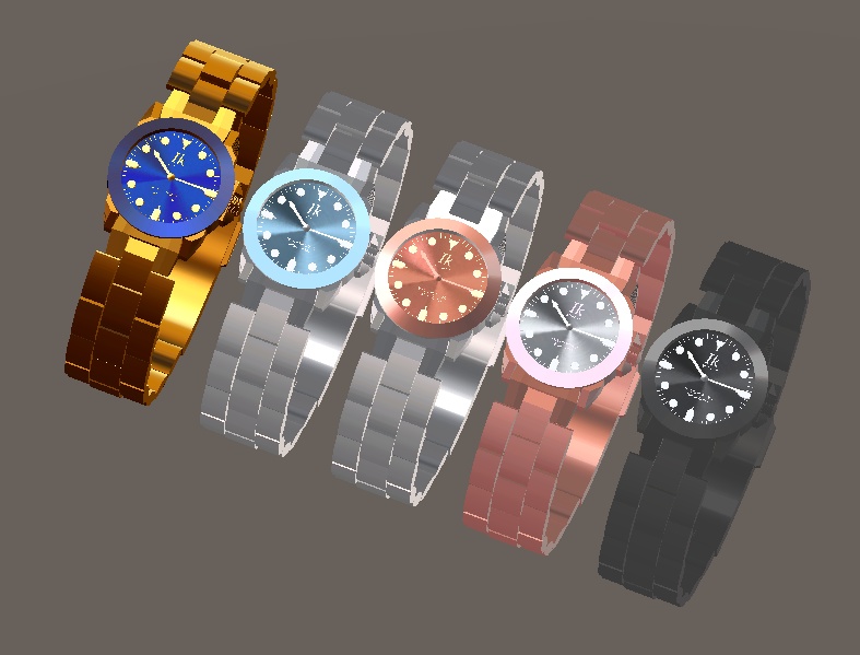 IK watch VRchatAvatar用シェーダー腕時計 OSC不使用