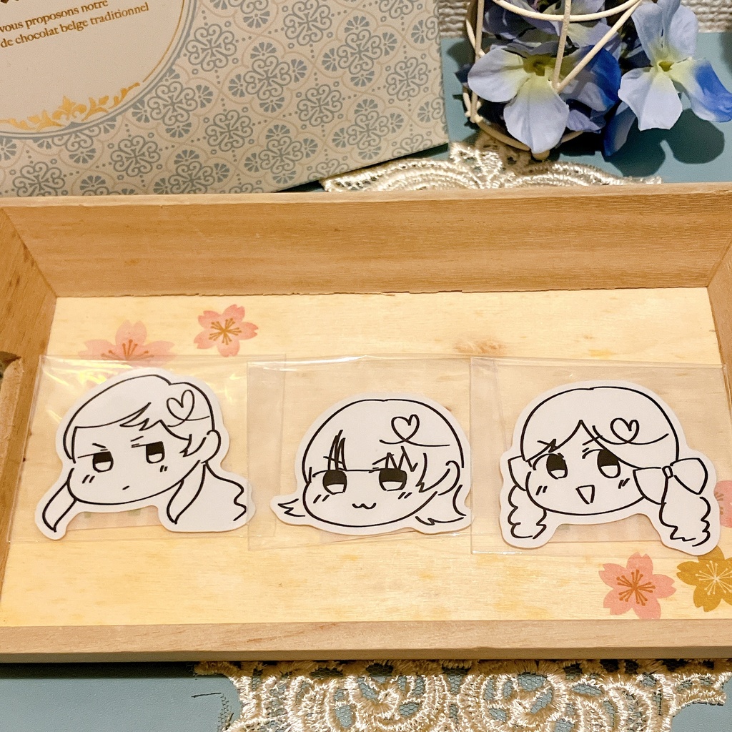かんたんアイドルちゃんステッカー（ミリオンライブ！）