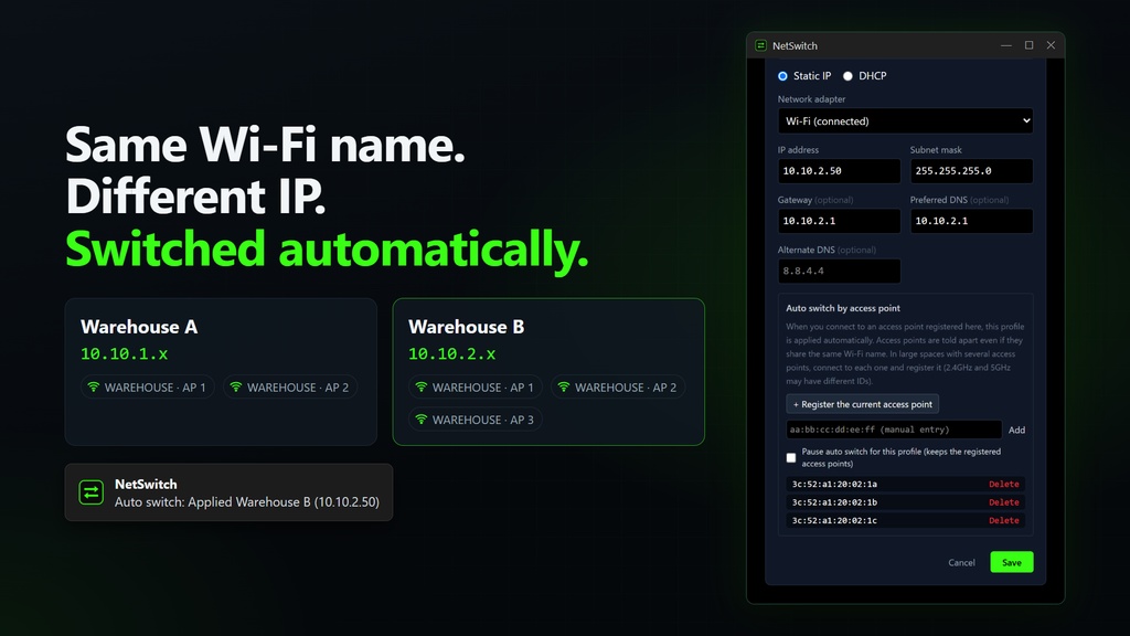 NetSwitch Free