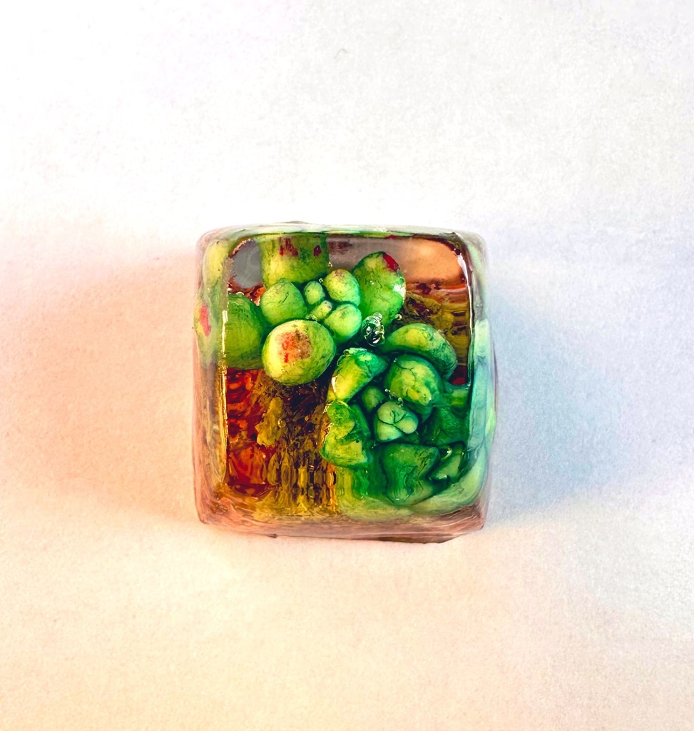 多肉植物封入キーキャップ