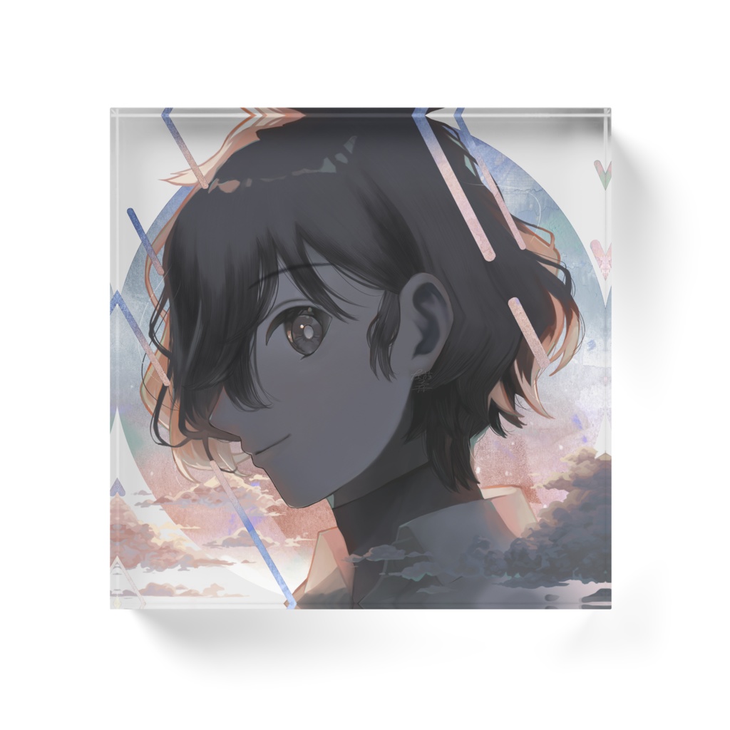 令城談 アクリルブロック