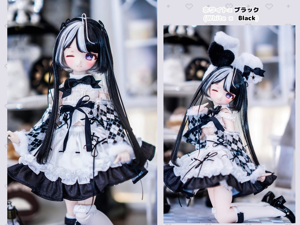 *受注* (3月通販会)【8-9inch 造形ウィッグ】「小悪魔ツーサイドアップ」