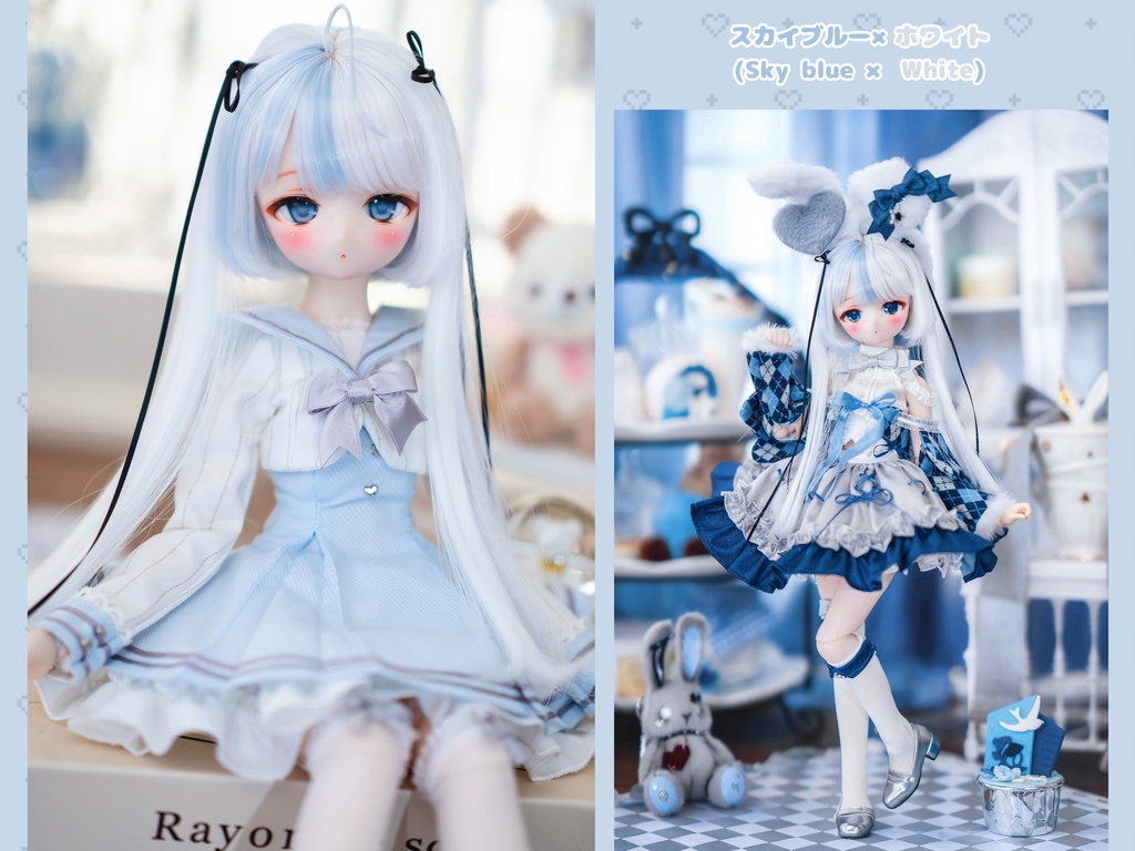 *受注* (3月通販会)【8-9inch 造形ウィッグ】「小悪魔ツーサイドアップ」