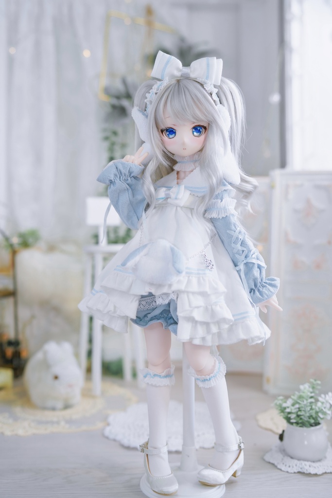(即納)「雪追いウサギ」(1/4ドール)