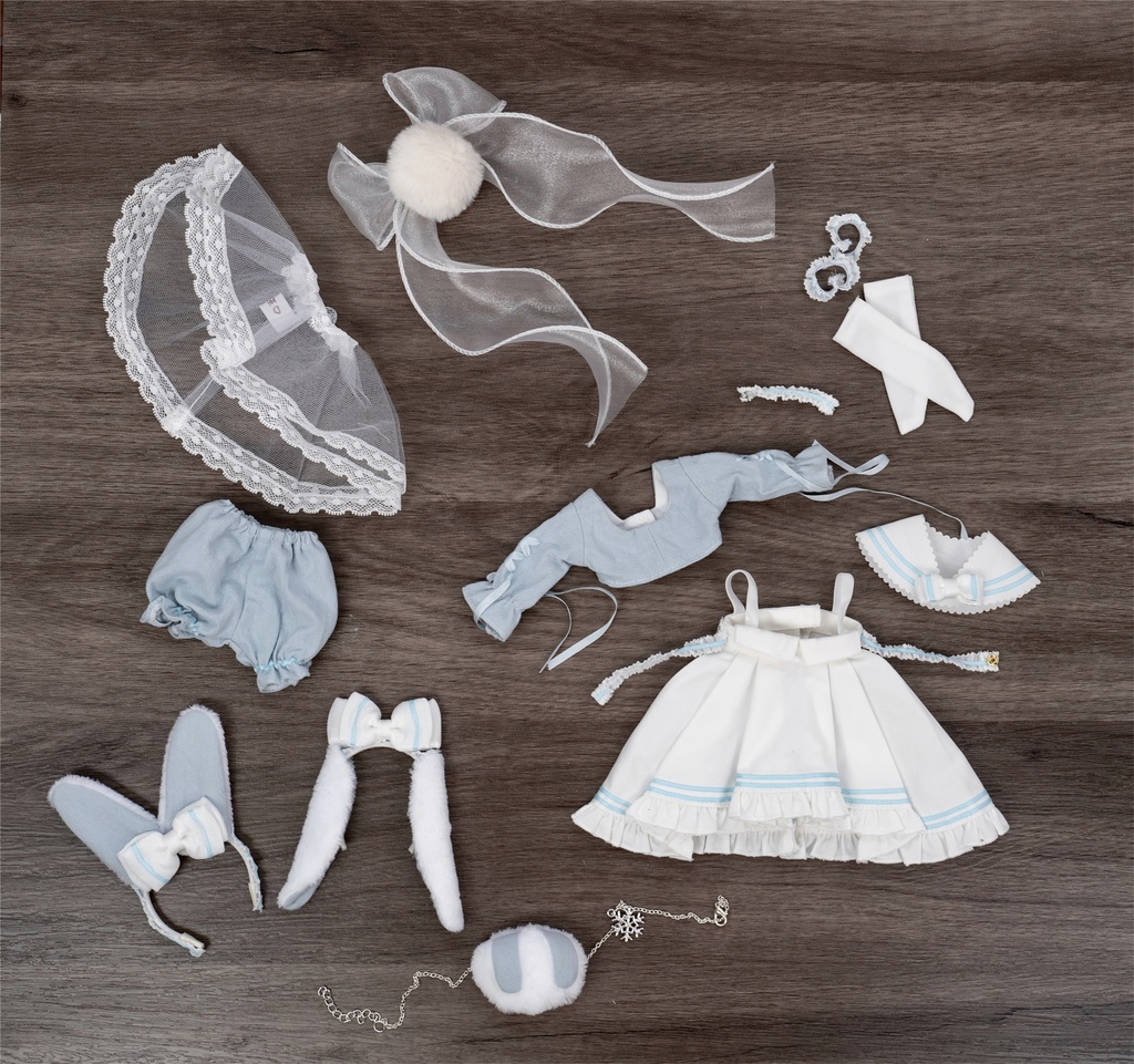 (即納)「雪追いウサギ」(1/6ドールサイズ)