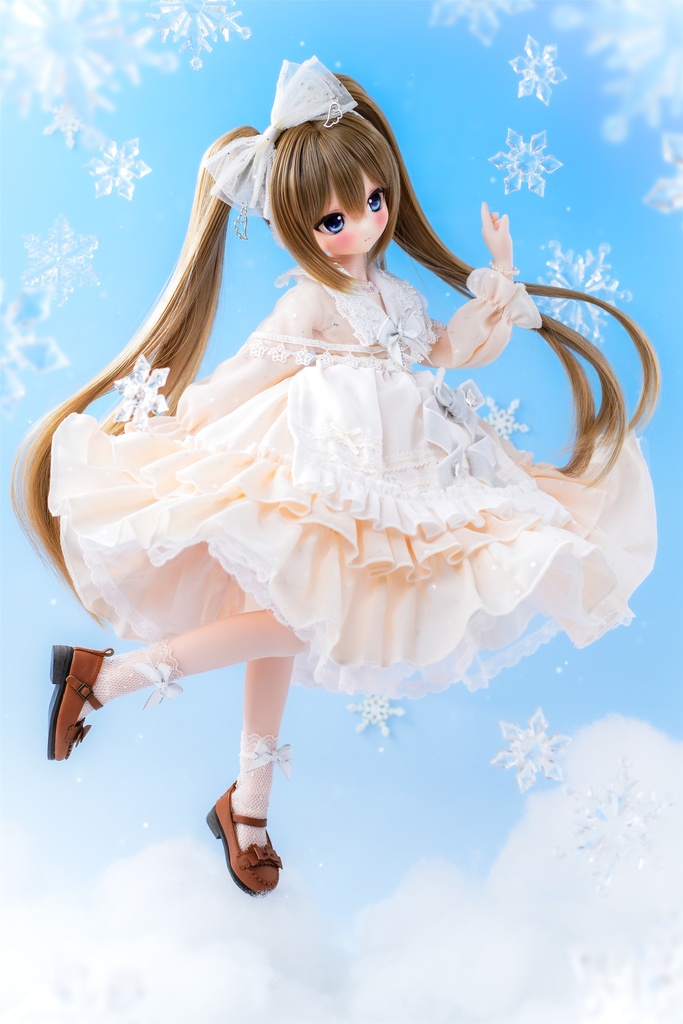 「雪降る小道」(1/4ドール)