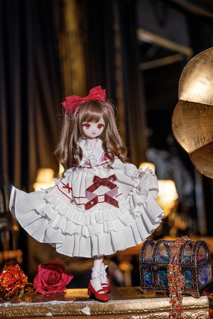 「雪降る小道」(1/4ドール)