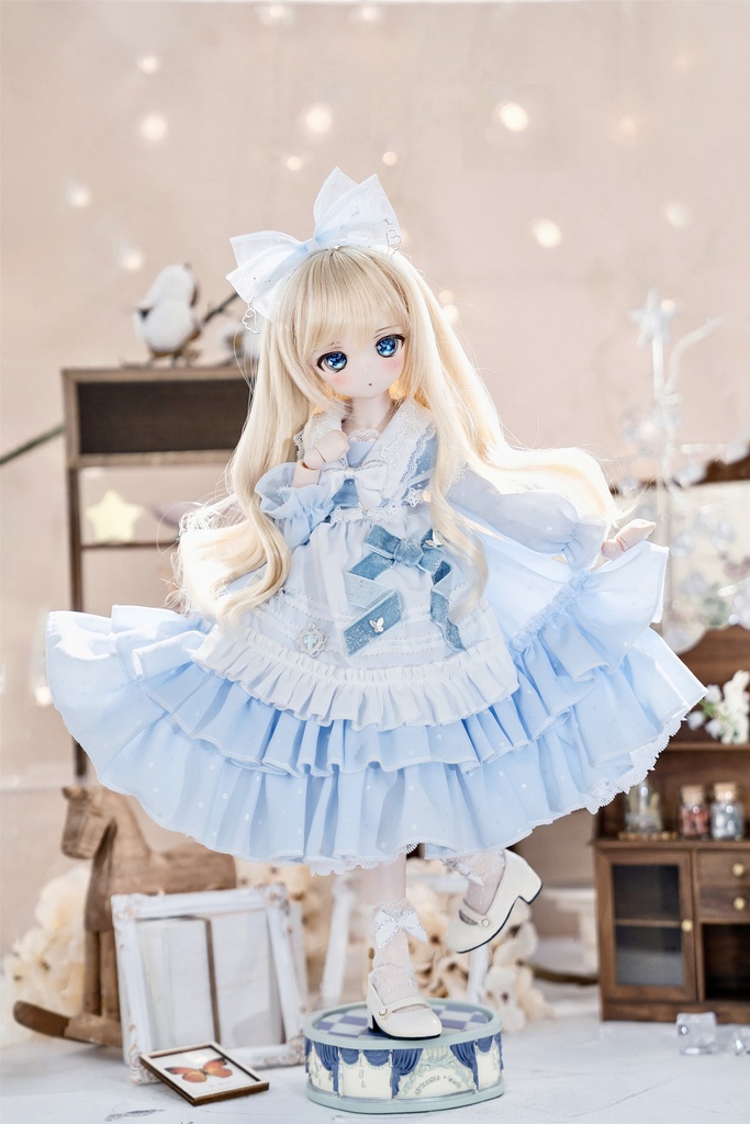 「雪降る小道」(1/4ドール)