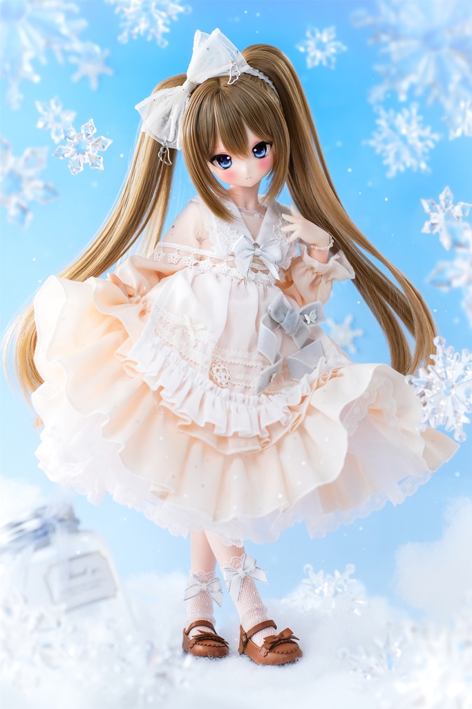 「雪降る小道」(1/4ドール)