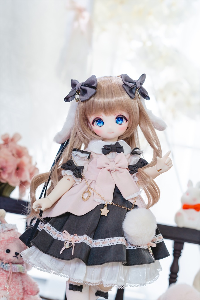 「風に吹かれて散る桜」(1/4ドール)