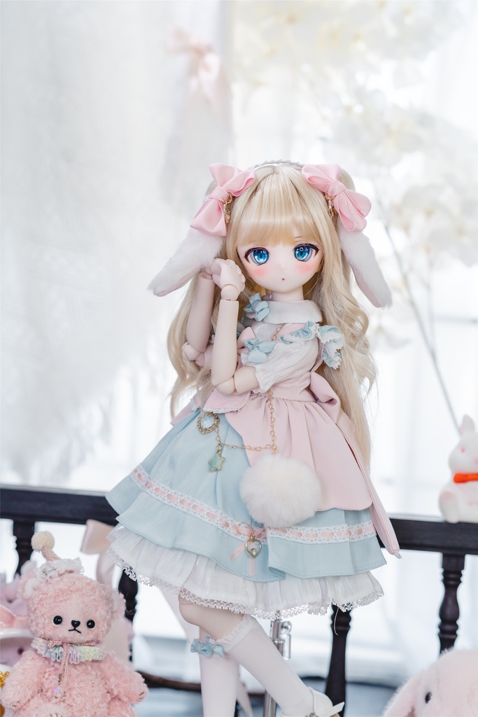 「風に吹かれて散る桜」(1/4ドール)