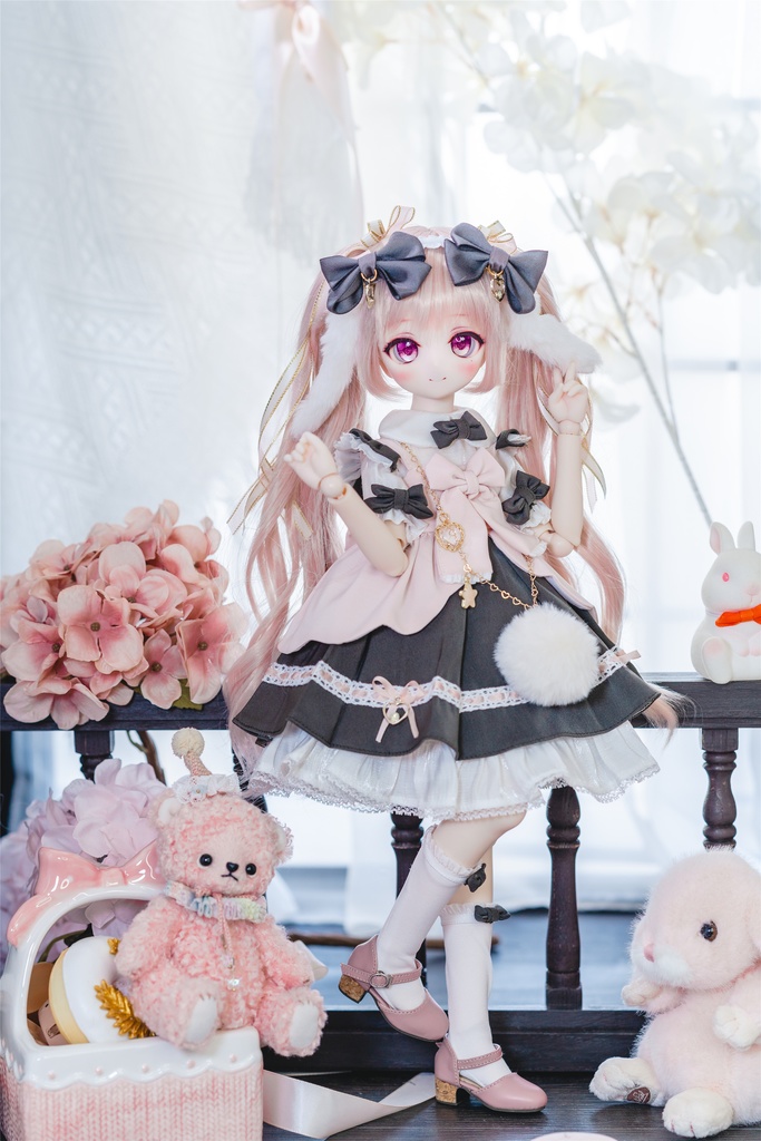 「風に吹かれて散る桜」(1/4ドール)