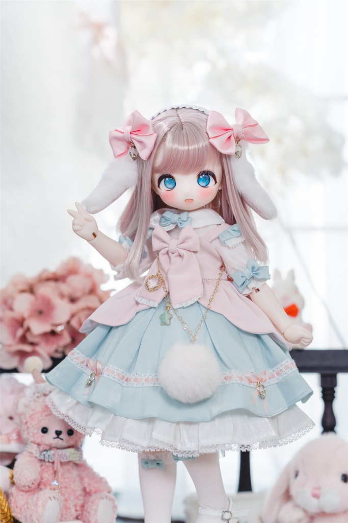 「風に吹かれて散る桜」(1/4ドール)