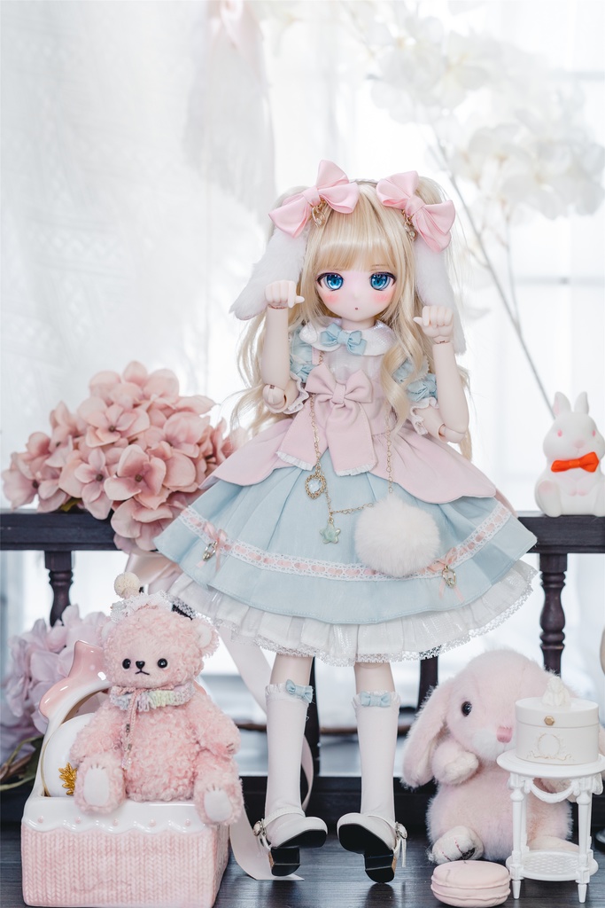 「風に吹かれて散る桜」(1/4ドール)