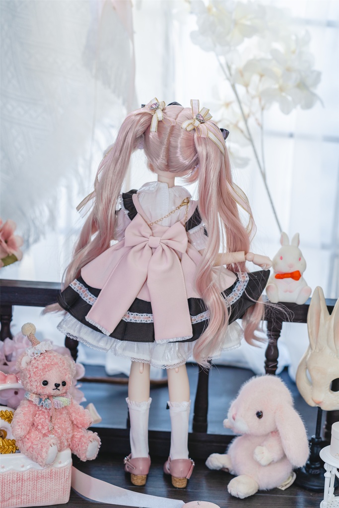 「風に吹かれて散る桜」(1/4ドール)