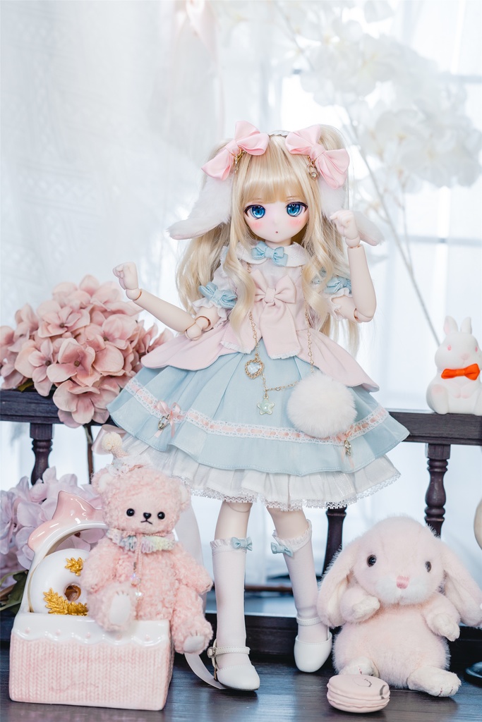 「風に吹かれて散る桜」(1/4ドール)