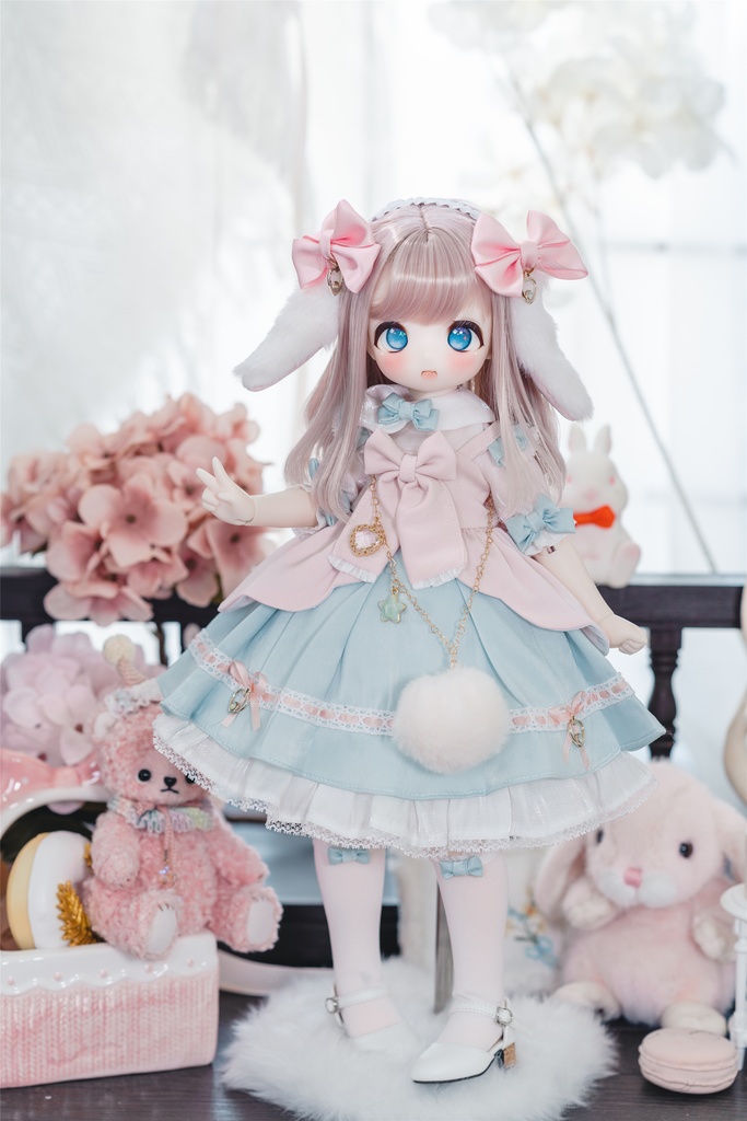 「風に吹かれて散る桜」(1/4ドール)