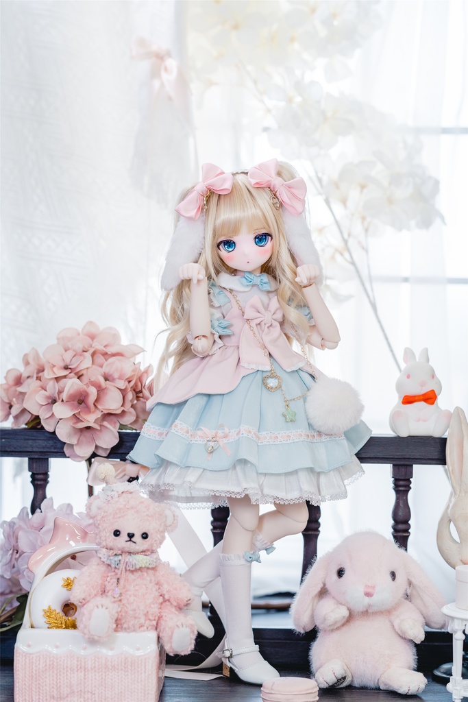 「風に吹かれて散る桜」(1/4ドール)