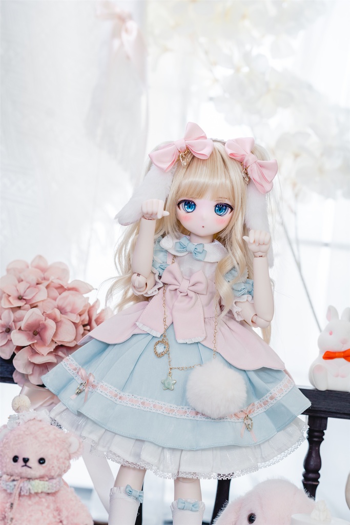 「風に吹かれて散る桜」(1/4ドール)