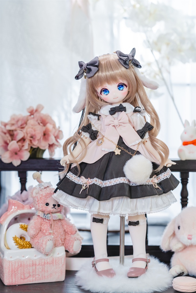 「風に吹かれて散る桜」(1/4ドール)