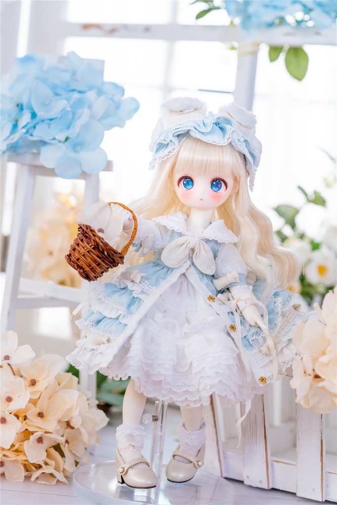 「薔薇と薄荷のティータイム」(1/6ドール)