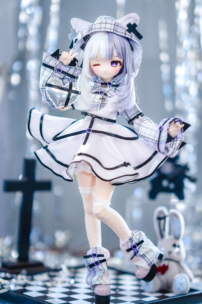 (7月通販会)📶「にゃんこハッカーv2.0」🐈⬛(1/4ドール・ワンピースタイプ)