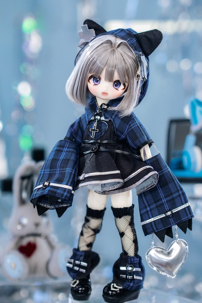 (7月通販会)📶「にゃんこハッカーv2.0」🐈⬛(1/6ドール・ワンピースタイプ)