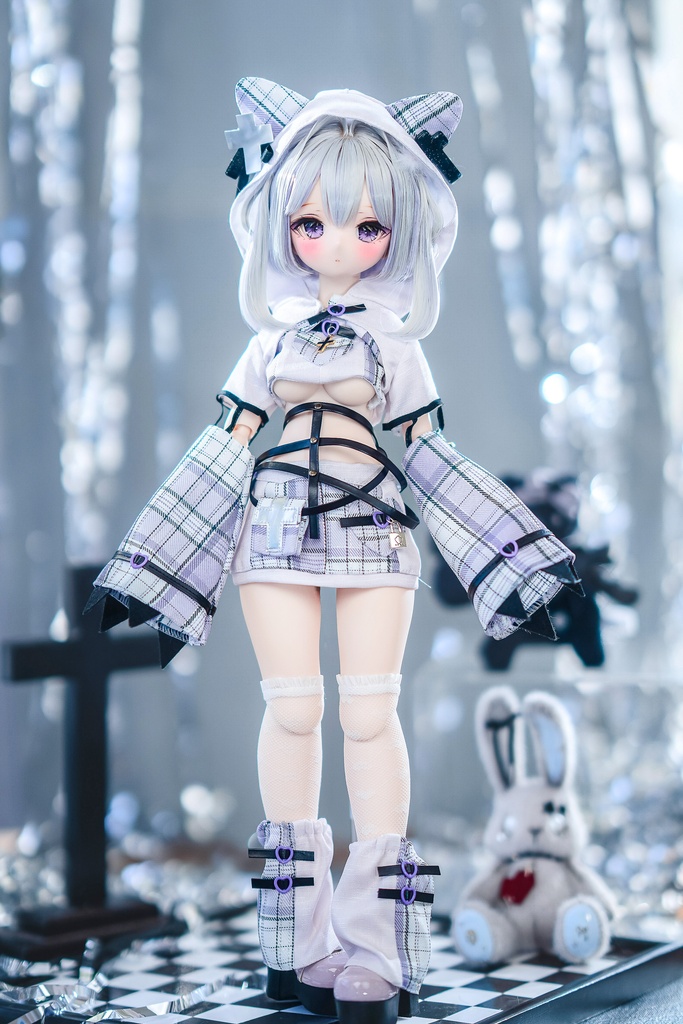 (7月通販会)📶「にゃんこハッカーv2.0」🐈⬛(1/4ドール・クロップトップタイプ)