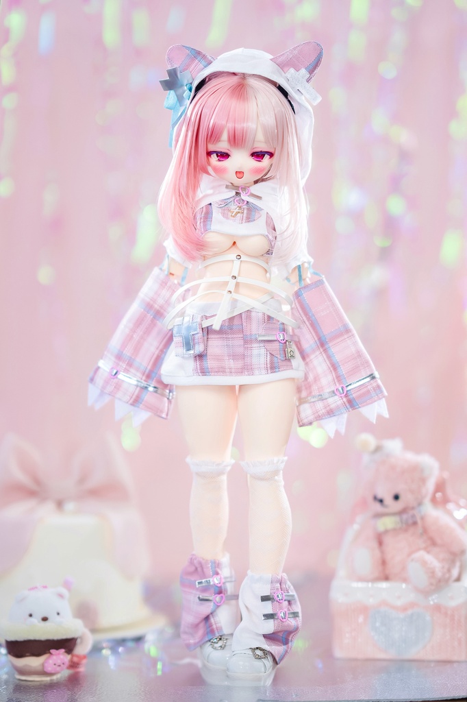 (7月通販会)📶「にゃんこハッカーv2.0」🐈⬛(1/4ドール・クロップトップタイプ)