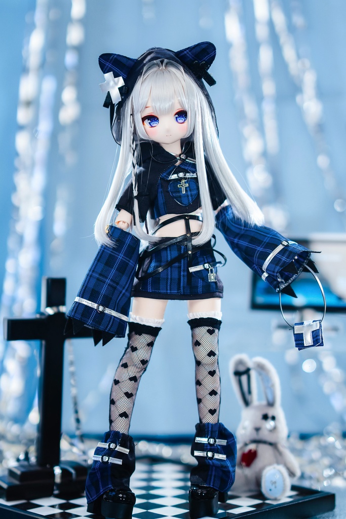 (7月通販会)📶「にゃんこハッカーv2.0」🐈⬛(1/4ドール・クロップトップタイプ)
